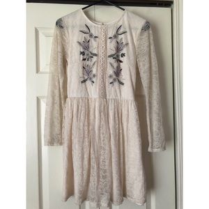 Off-White Lace Dress